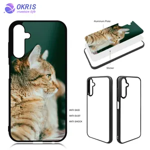 Populaire DIY Blanc Téléphone Portable Cas Sublimation 2D TPU + PC Couverture De Téléphone Portable Pour Galaxy A15 / A24 / A25 5G