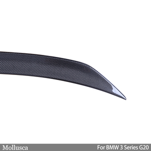 Aileron arrière en fibre de carbone style Série 3 G20 G28 & M3 G80 pour coffre, 2018-2025 - Product Image 5