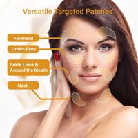 Patchs Hydrogel pour les Yeux au Concombre Doré OEM/ODM Hydratants Anti-Rides Anti-Poches à l'Acide Hyaluronique 60 Paires Masque Yeux au Collagène