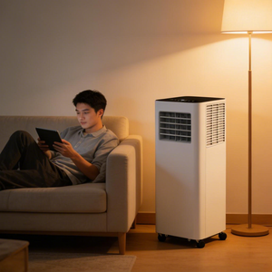 Climatiseurs portables compacts à commande intelligente, économiques, design épuré, refroidissement uniquement, en plastique, 5000 BTU, rapide - Product Image 4