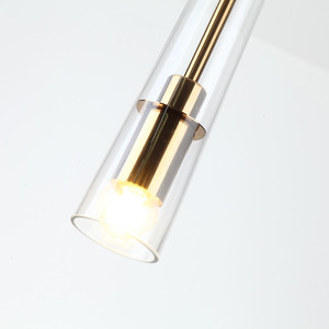 Modern Minimalist Single Head Glass Pendant <b>Light</b> Led E26 Gold Cone Lamp For <b>Dining</b> Room Bedroom Study Bar Counter - Product Image 4