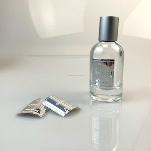 High Quality Metal Label Custom Private Logo <strong>Sticker</strong> <strong>Embossed</strong> Printing Candle <strong>Perfume</strong> Bottle Label for Gift &amp; <strong>Perfume</strong> &amp; Cosmetic - Product Image 3