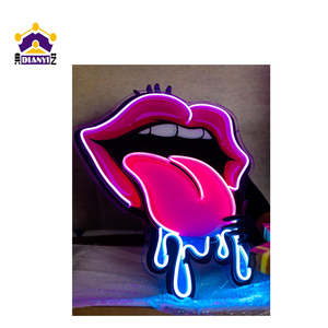 Drop Shipping Wholesale Acrylique Led Flex Led Rouge Vert Bleu Jaune Lumière <span class=keywords><strong>Fortnite</strong></span> Neon Sign - Product Image 1
