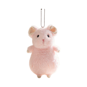 Porte-clés en peluche mini hamster, poupée cochon d'Inde moelleuse, décoration de bureau mignonne et breloque de sac pour adolescents - Product Image 3