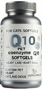 Koenzim Q10 köpekler ve kediler için Pet takviyesi kalp sağlık desteği güçlü kardiyak kas koruma besin takviyesi - Product Image 2