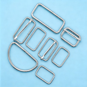 Hebillas Metálicas en Forma de D para Bolsos, Accesorios de Ferretería, Hebilla Tipo D, Durabilidad, Origen Yiwu Zhejiang, Acabado Plateado - Product Image 3