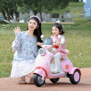 รถมอเตอร์ไซค์เด็ก ของเล่นไฟฟ้า คุณภาพดี ราคาถูก รถ<span class=keywords><strong>สามล้อ</strong></span>เด็ก ขับขี่ได้ แบตเตอรี่ 6V สำหรับเด็กอายุ 3-8 ปี - Product Image 1