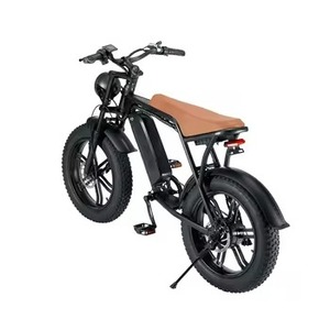 Solo al por mayor: Bicicleta eléctrica de montaña y urbana con ruedas grandes y neumáticos gruesos, motor trasero, cuadro de acero de 20 pulgadas, Zxc-294 - Product Image 2