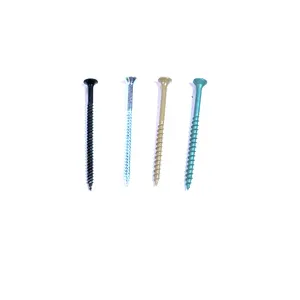 Black Screws Wholesale Fine Size Customized Black Colored Drywall Screws Roofing Self Tapping Screw