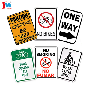 Trung Quốc tùy chỉnh PVC màu kim loại Tốc Độ Chậm dừng cảnh báo dấu hiệu giao thông Chân đế cho an toàn đường bộ dấu hiệu cảnh báo - Product Image 1