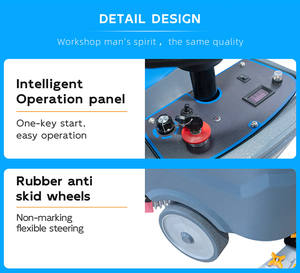 เครื่องขัดพื้นแบ<span class=keywords><strong>บน</strong></span>ั่งขับพร้อมถังน้ำขนาดใหญ่ ใช้พลังงานแบตเตอรี่ สำหรับทำความสะอาดคลังสินค้าและโรงงาน - Product Image 5