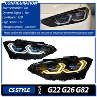 Pour BMW Série 4 20-26 G22 G26 G82 – Ensemble de phares LED avec DRL séquentiels et Angel Eyes – Accessoires automobiles – Vente en gros et commandes en gros