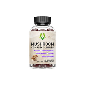 Gummies Complexe de Champignons en Gros pour OEM : Favorise la Cognition, l'Énergie, la Mémoire, la Concentration, Renforce l'Immunité, Apaise l'Humeur et Favorise la Relaxation - Product Image 1