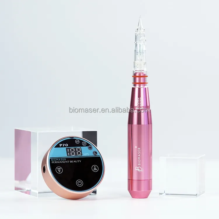 BIOMASER Premium mini Machine professionnelle de Microblading de sourcils, Machine de Microshading de maquillage Permanent pour les lèvres