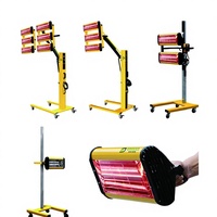 Lámpara de Calor Infrarroja para Cabina de Pintura Profesional, Lámparas de Calentamiento Eléctricas, Lámpara de Curado