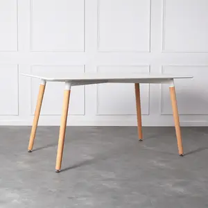 Minimalist ische Möbel Tisch Design Massivholz 4 Stühle Esstisch Set