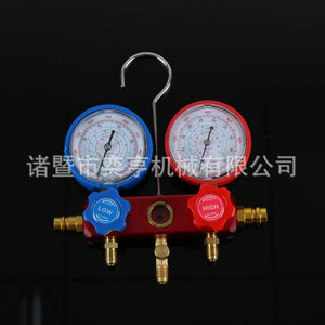 Ensemble de manomètres doubles pour la charge de réfrigérant, en alliage d'aluminium, haute pression, basse température, pour la climatisation - Product Image 1
