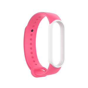 Tschick-Correa deportiva de silicona suave para reloj inteligente <span class=keywords><strong>Xiaomi</strong></span> Mi <span class=keywords><strong>Band</strong></span> <span class=keywords><strong>5</strong></span> y 6, pulsera de repuesto de doble color - Product Image 6