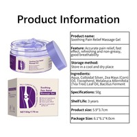 Huile/Gel de massage analgésique à l'argent colloïdal Autres produits de massage Massage des genoux OEM/ODM