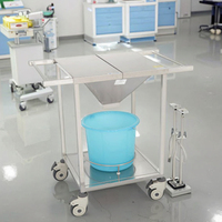 Chariot JQ-B31 de débridement de meubles de soins médicaux de chariot d'hôpital d'acier inoxydable