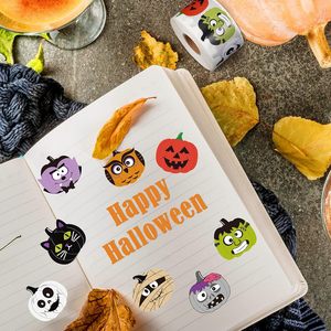 1 pulgada de pegatinas de grafiti de <span class=keywords><strong>calabaza</strong></span> alienígena de Halloween, decoración DIY para fiestas, pegatinas de Pvc - Product Image 4