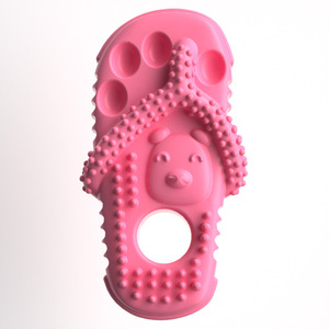 Juguete Ecológico para Perros, Resistente e Irrompible, de TPR, para Morder, Limpiar los Dientes, Multicolor, con Forma Divertida - Product Image 5