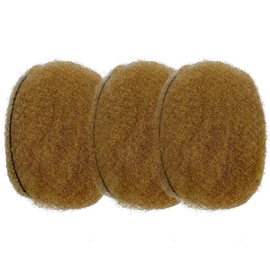 Cheveux humains afro crépus bouclés de haute qualité, cheveux humains brésiliens bruts, dreadlocks, tresses pour africains, 2 par paquet - Product Image 4