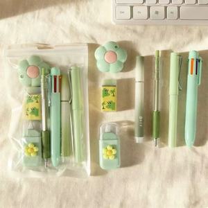 Hot Selling 7 In 1 Macaron Stationery <b>Set</b> Student School Writing Kit Back To School Graduation Gift Party Favor Goodie Bag - Product Image 2