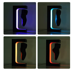 Support d'affichage de chaussures en acrylique avec éclairage LED personnalisé, plateforme magnétique rotative <span class=keywords><strong>à</strong></span> 360° pour sneakers, <span class=keywords><strong>à</strong></span> lévitation - Product Image 2