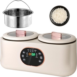 Newly Designed Intelligent Electric Double Gall Mini Rice Cooker Non-Stick Low Sugar <b>USB</b> Power Source for Car and Outdoor Use - Product Image 1