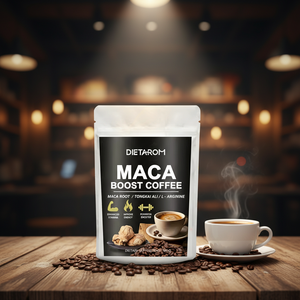 Café Negro Instantáneo Orgánico con Maca, Sin Azúcar, para Hombres, Marca Privada, Bajo MOQ, Fabricante - Product Image 1