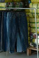 WS22 Jeans Skinny en Denim d'Occasion pour Femme, Tendance Estivale, Vente en Gros, Marque Chinoise Ldxq