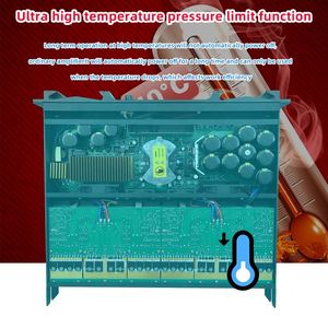 Amplificatore di Potenza DSP a 4 Canali Classe TD FX10000Q 1350W ad Alta Potenza con Touchscreen, <span class=keywords><strong>Dante</strong></span>, AES, Filtro FIR, Dissipatore in Rame - Product Image 6