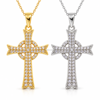 Pendentif Croix ARNAN en Laiton Plaqué Or, Breloque pour Fabrication de Bijoux DIY, Bracelet, Collier, Accessoires de Mode Audacieux, Vente en Gros