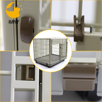 Cage à air pliable portable de voyage pour chat, accessoire en plastique, cage à air, convient aux animaux domestiques