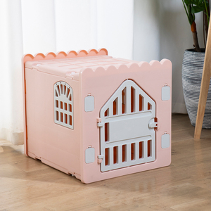 Factory Pet Products Easy to Install Indoor Outdoor Plastic Pet <strong>Kennel</strong> House Cage <strong>for</strong> Small <strong>Cats</strong> or Dogs - Product Image 2