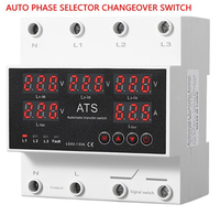 Commutateur de transfert automatique (ATS) à trois phases, directement de l'usine, avec retour de signal, 4P 63A 100A