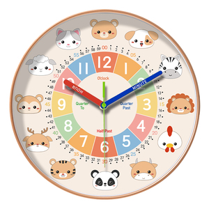 Zhongnaier Free Sample 8 Inch Wall <strong>Clock</strong> Home Decor Creative Living Room Wall <strong>Clock</strong> High Quality Custom Wall <strong>Clock</strong> for Kids - Product Image 6