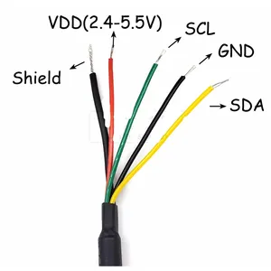 DS18B20 เซ็นเซอร์ 3 สาย 1M DS18b20 พร้อมหน้าแปลนสแตนเลสโพรบ