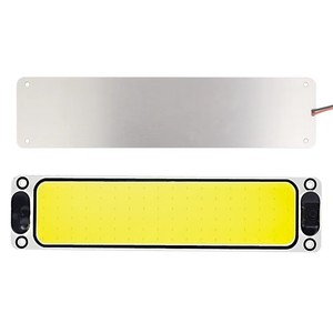 ไฟ LED COB สว่างพิเศษ สำหรับติดตั้งภายในรถยนต์ รถบรรทุก รถตู้ รถขนส่ง 12V 24V  วัสดุอะลูมิเนียม พร้อมสวิตช์ สีขาว มี 3 ขนาด - Product Image 2