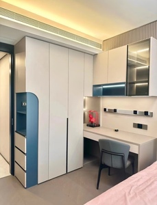 Armoire pour garçons, meubles de chambre à coucher personnalisés pour garçons, armoire bleue mignonne et adorable - Product Image 5