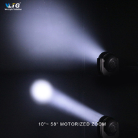 Projecteur LED à tête mobile MAC Aura 19x15W RGBW 4-en-1 8000 Lumens 6000K DMX512 Zoom Beam Wash