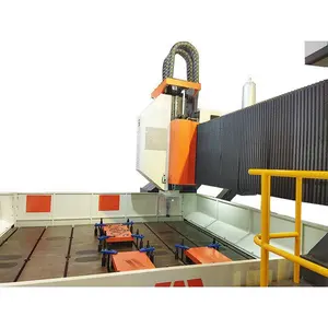 Melhor Qualidade Grande Tamanho De Trabalho Heavy Duty Gantry Movable CNC Máquina De Perfuração De Alta Velocidade Adequado Para Baffle E Flange