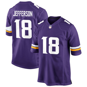 Maillot de football américain violet Minnesota 2026 personnalisé, chemises brodées, uniformes de jeunes brodés, vêtements de sport avec logos - Product Image 5