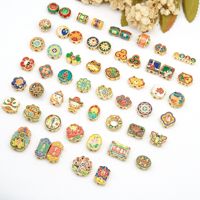 Bracelet perlé en forme de lion dansant, style ancien, doré, avec motif de goutte d'huile, représentant le Dieu de la Richesse, de la Paix, de la Joie, de la Bonne Fortune, avec boule et motif ajouré
