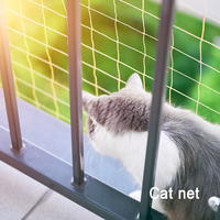 Filet de sécurité pour chat d'intérieur pour porte, barrière temporaire en maille pour animaux, pliable et réutilisable