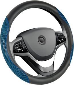 <span class=keywords><strong>Couvre</strong></span>-<span class=keywords><strong>volant</strong></span> de conduite en cuir PVC, accessoire pour automobile, pièces - Product Image 2