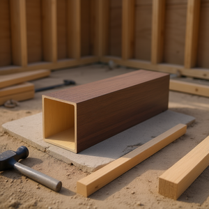 Tavola in PVC Elite Square Timber 40x50 mm 2,95 m per Costruzioni in Legno MW-1062 Frassino - Product Image 2