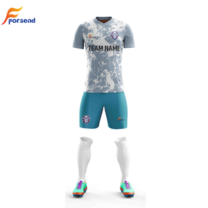 Set di <span class=keywords><strong>Maglie</strong></span> <span class=keywords><strong>da</strong></span> <span class=keywords><strong>Calcio</strong></span> <span class=keywords><strong>Personalizzabili</strong></span> in Stile Sublimato, 100% Poliestere, Stampa a Trasferimento Termico, Asciugatura Rapida, Servizi OEM, <span class=keywords><strong>Maglie</strong></span> Personalizzate per Squadre - Product Image 1