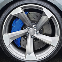 Jantes forgées OEM à profil profond concave, finition brossée argentée directionnelle, 5x114.3, 18-22 pouces pour Audi Q5 Q7 Q8 A4 Land Rover Rolls-Royce